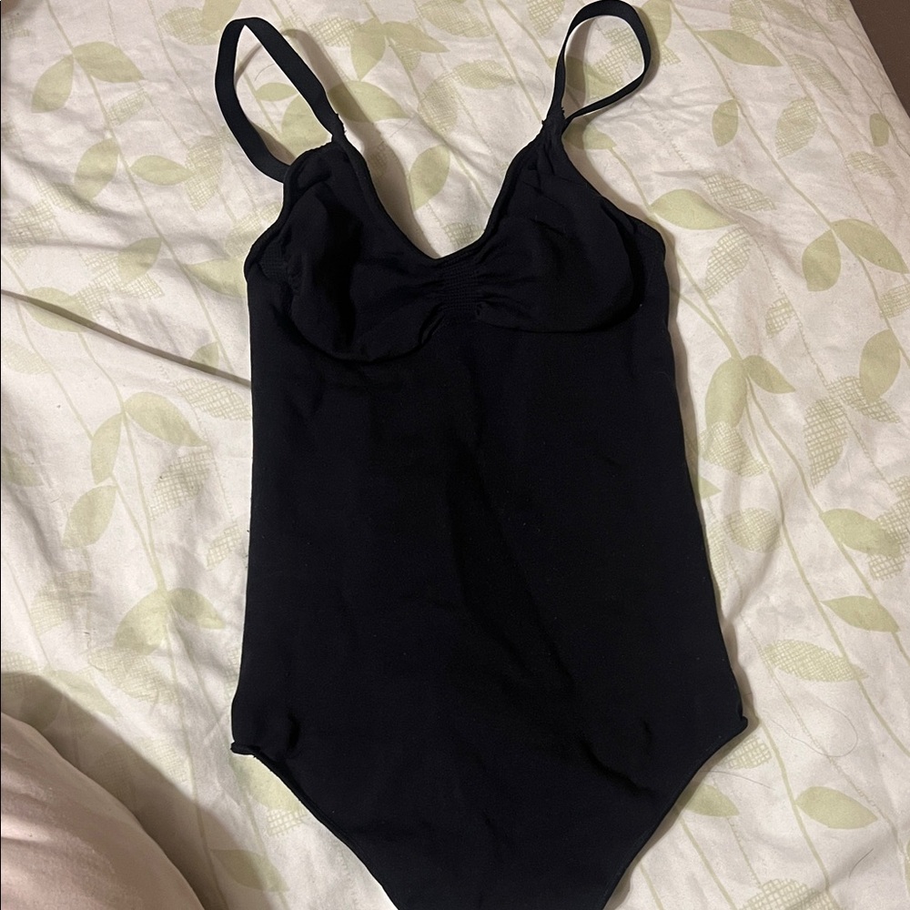 Black shaping bodysuit